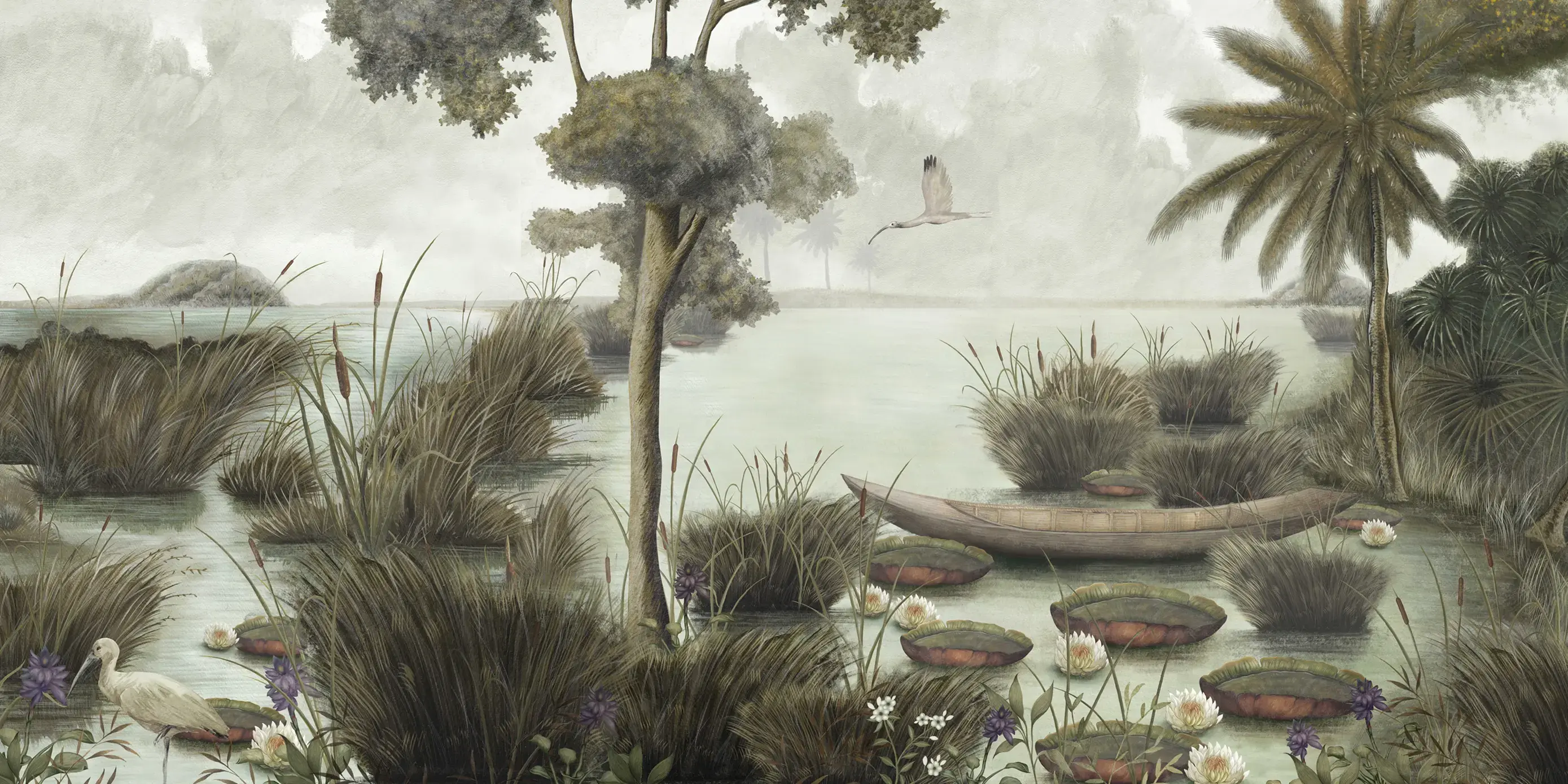 Mural El Descanso de las Garzas