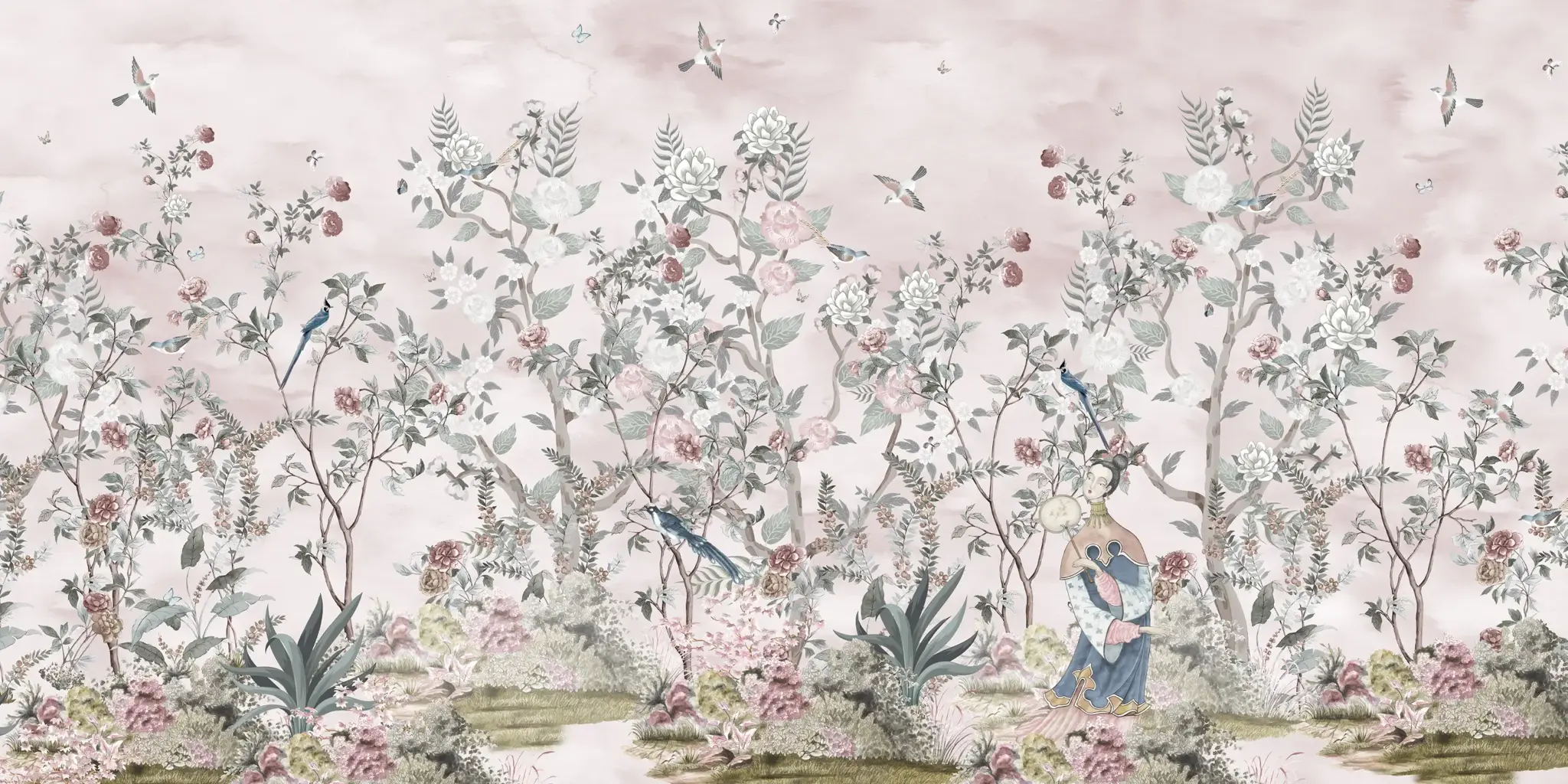 Mural El Jardín de la Geisha