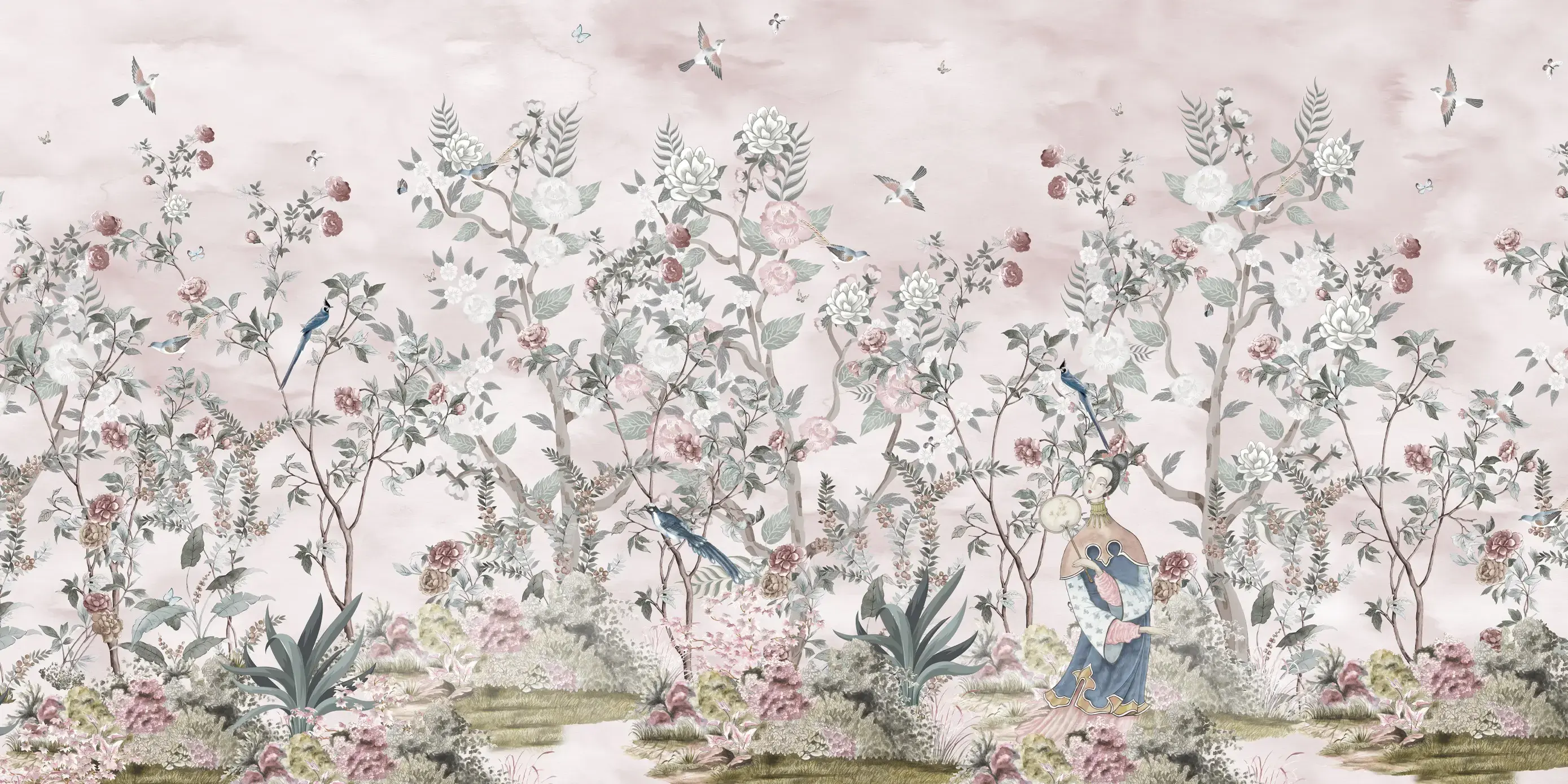 Mural El Jardín de la Geisha