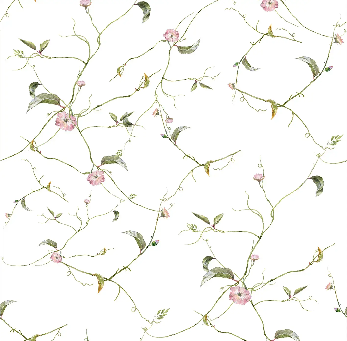 Mural Hanging Plants