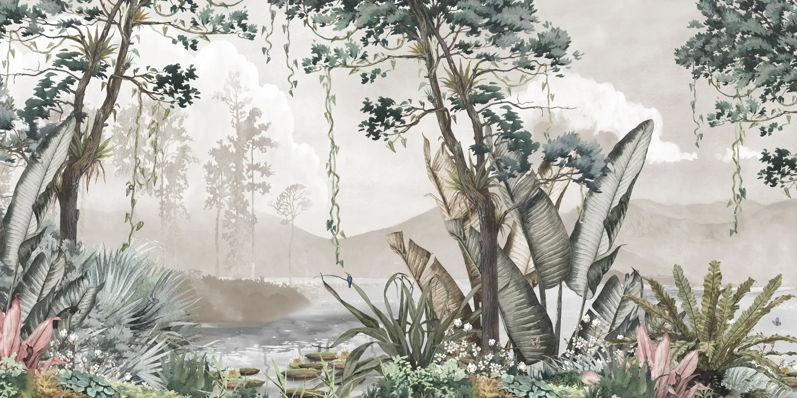 Mural Laguna Sepia