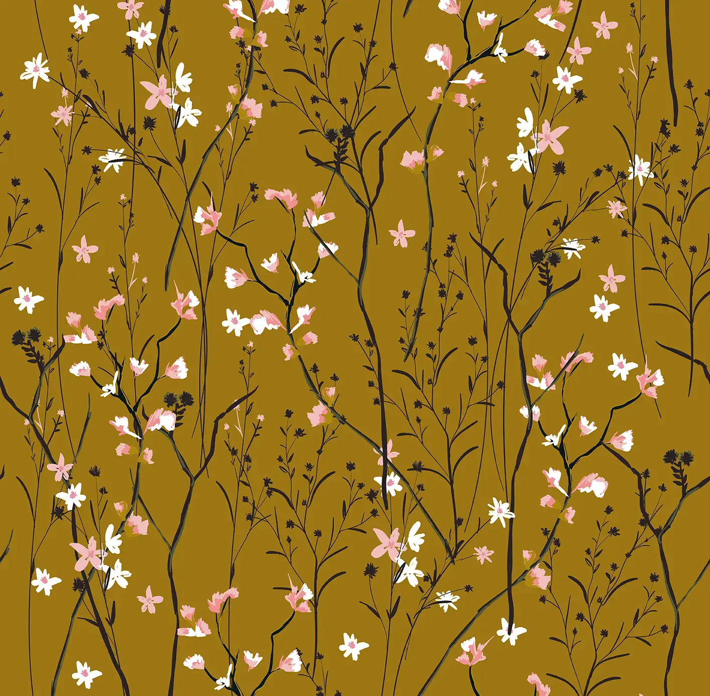 Mural Liberty Golden