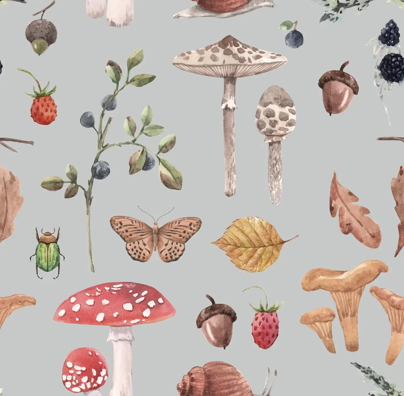 Mushrooms Mural