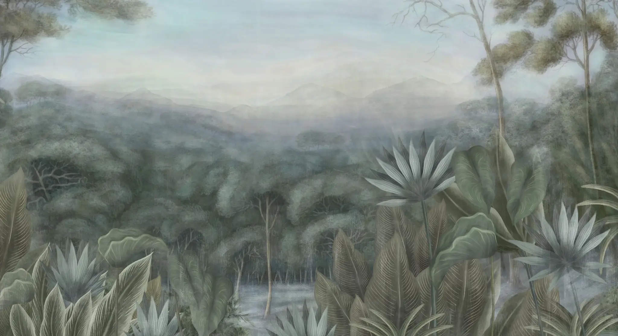 Mural Praderas Tropical