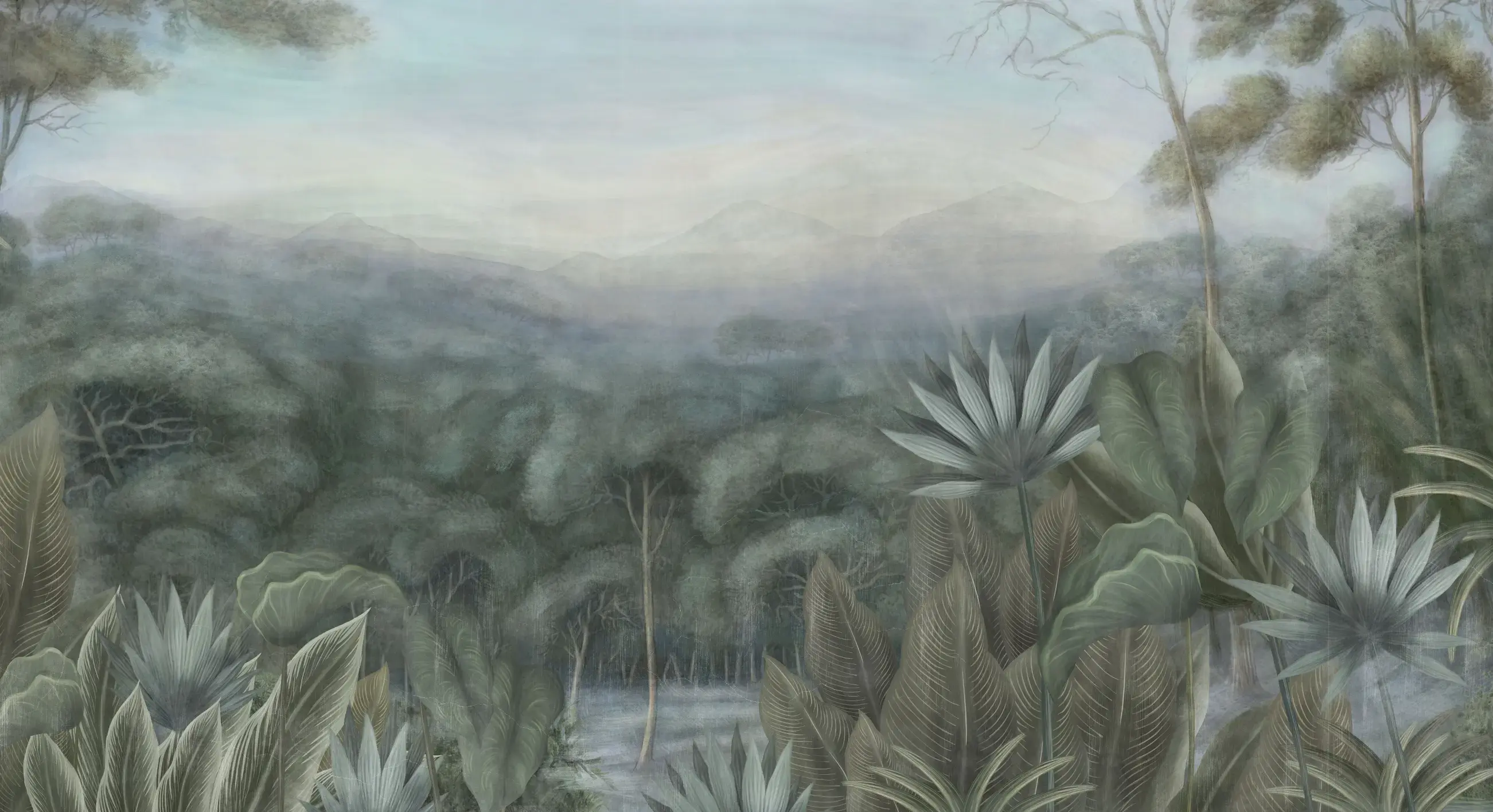 Mural Praderas Tropical