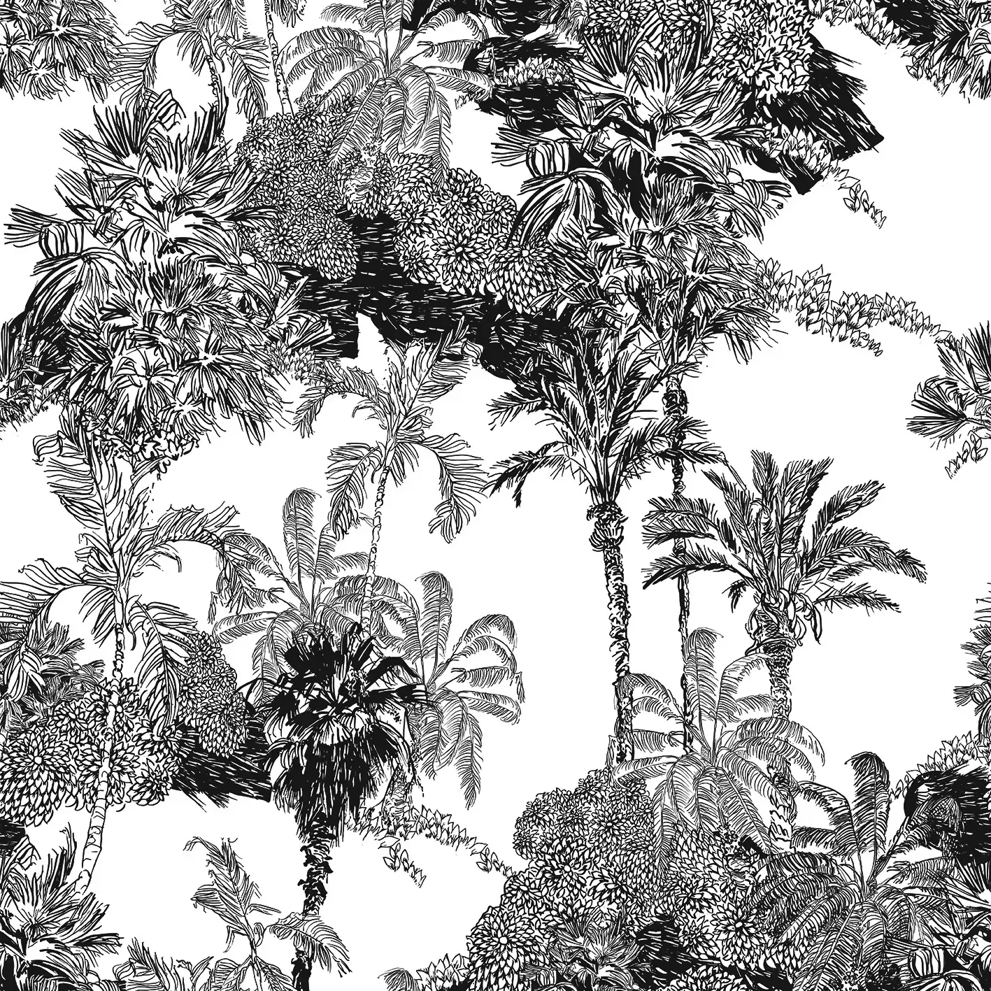 Toile Tropical Mural