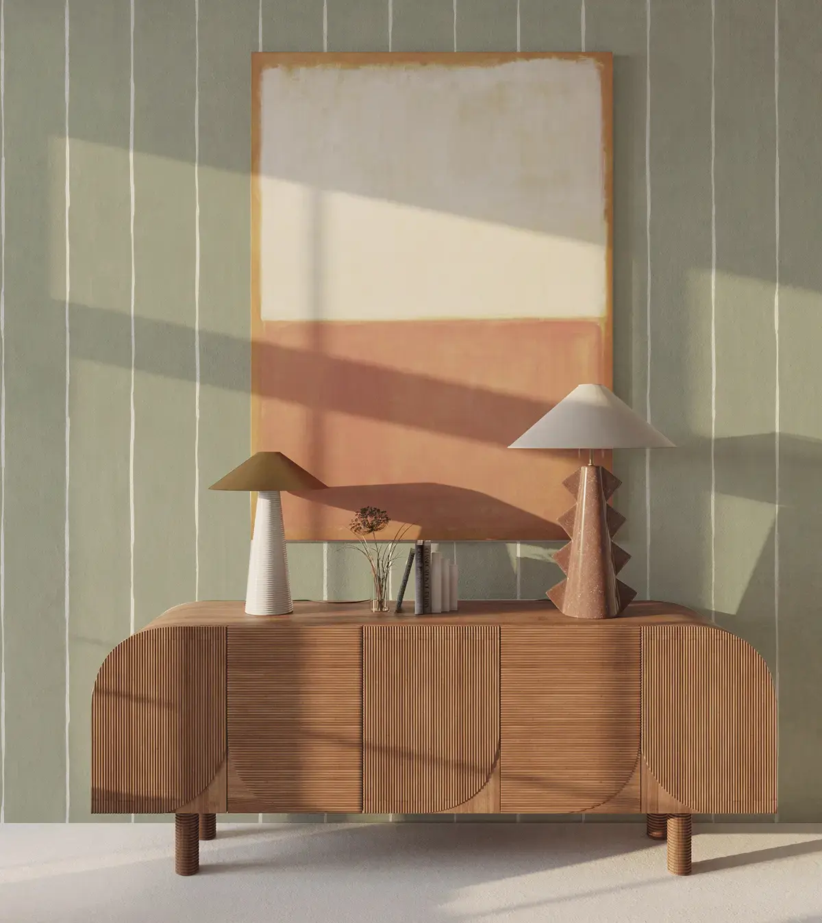 Montaje Watercolor Stripes