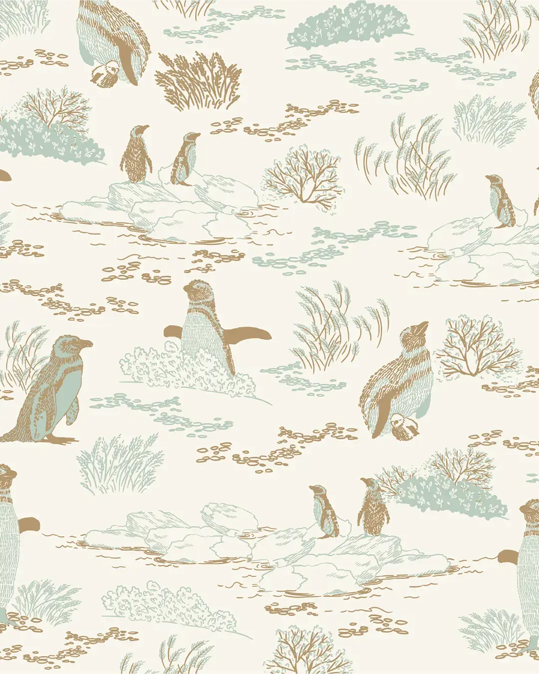 Mural Pingüinos